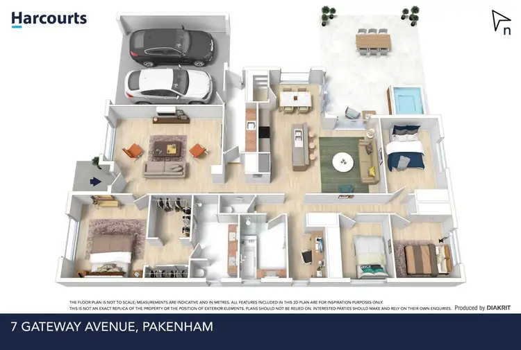 Floorplan of Homely house listing, 7 Gateway Avenue, Pakenham VIC 3810