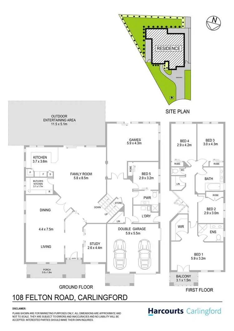 Floorplan of Homely house listing, 108 Felton Road, Carlingford NSW 2118