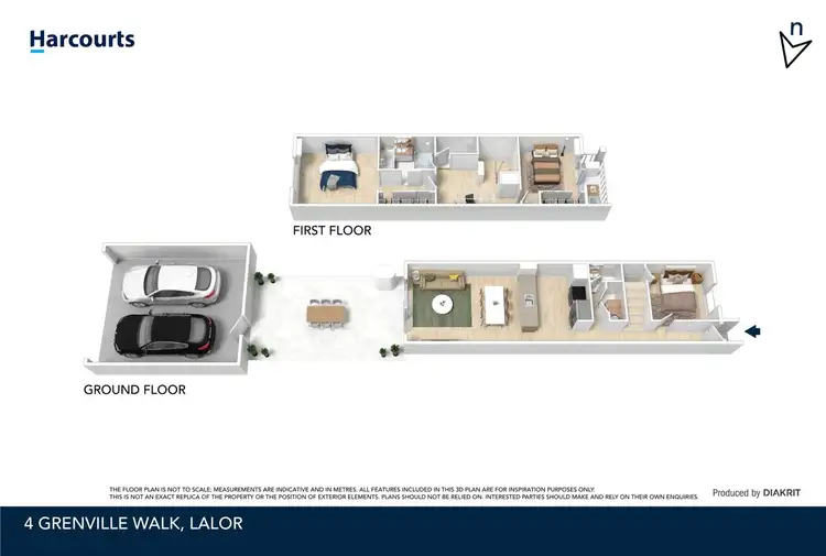 Floorplan of Homely house listing, 4 Grenville Walk, Lalor VIC 3075