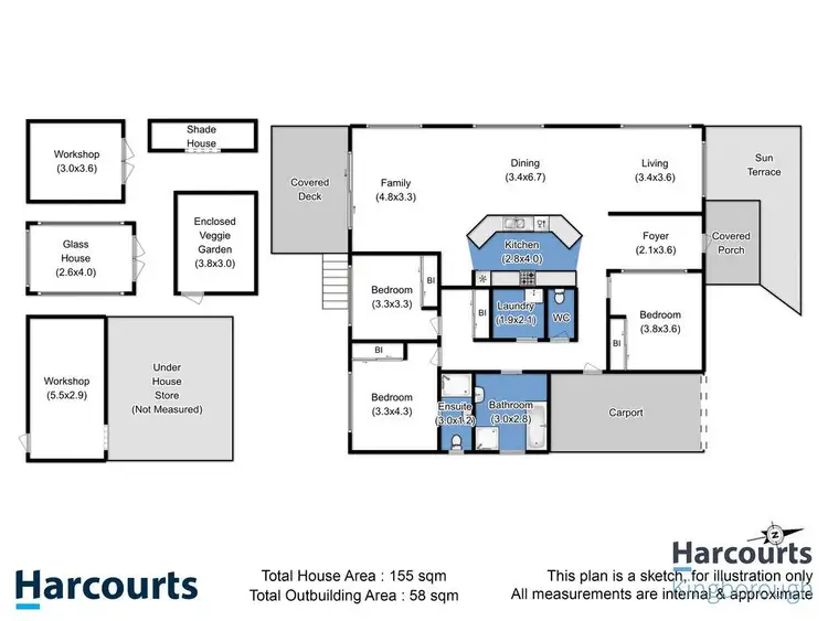Floorplan of Homely house listing, 27 Hillside Drive, Blackmans Bay TAS 7052
