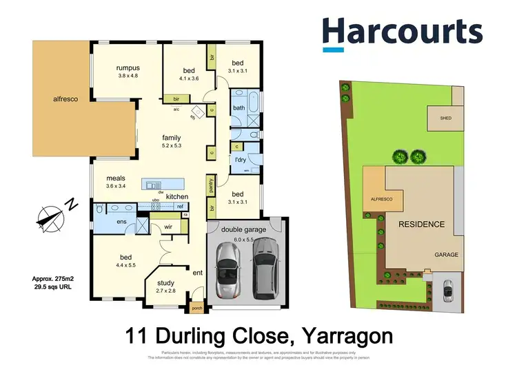 Floorplan of Homely house listing, 11 Durling Close, Yarragon VIC 3823