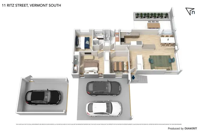 Floorplan of Homely house listing, 11 Ritz Street, Vermont South VIC 3133
