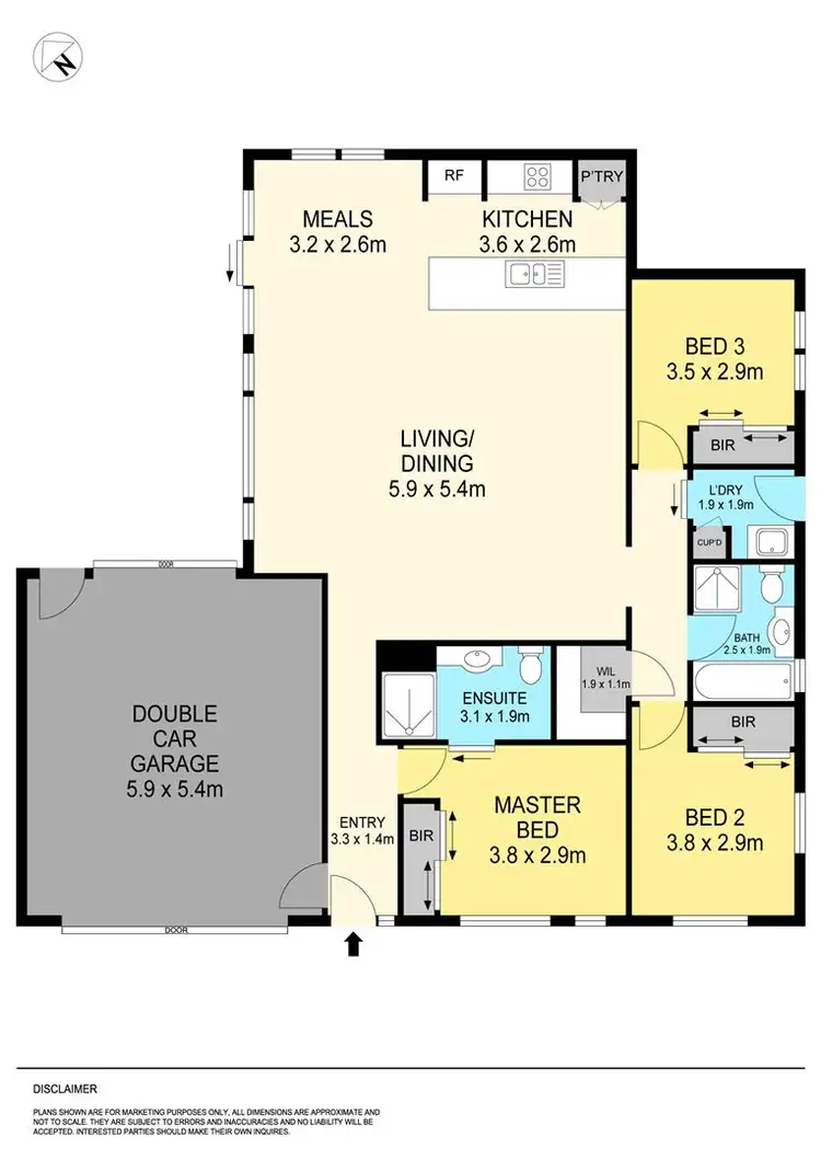 Floorplan of Homely house listing, 57 McNulty Drive, Wendouree VIC 3355