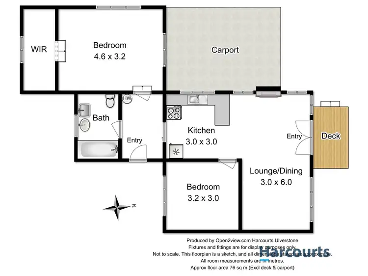 Floorplan of Homely unit listing, 64 Susan Street, Turners Beach TAS 7315