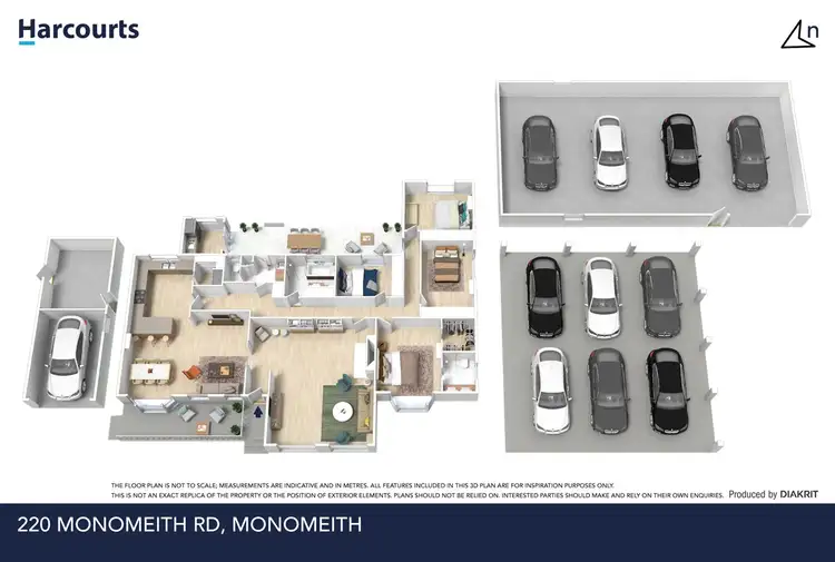 Floorplan of Homely house listing, 220 Monomeith Road, Monomeith VIC 3984