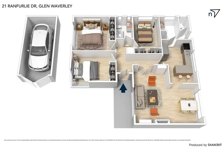 Floorplan of Homely house listing, 21 Ranfurlie Drive, Glen Waverley VIC 3150
