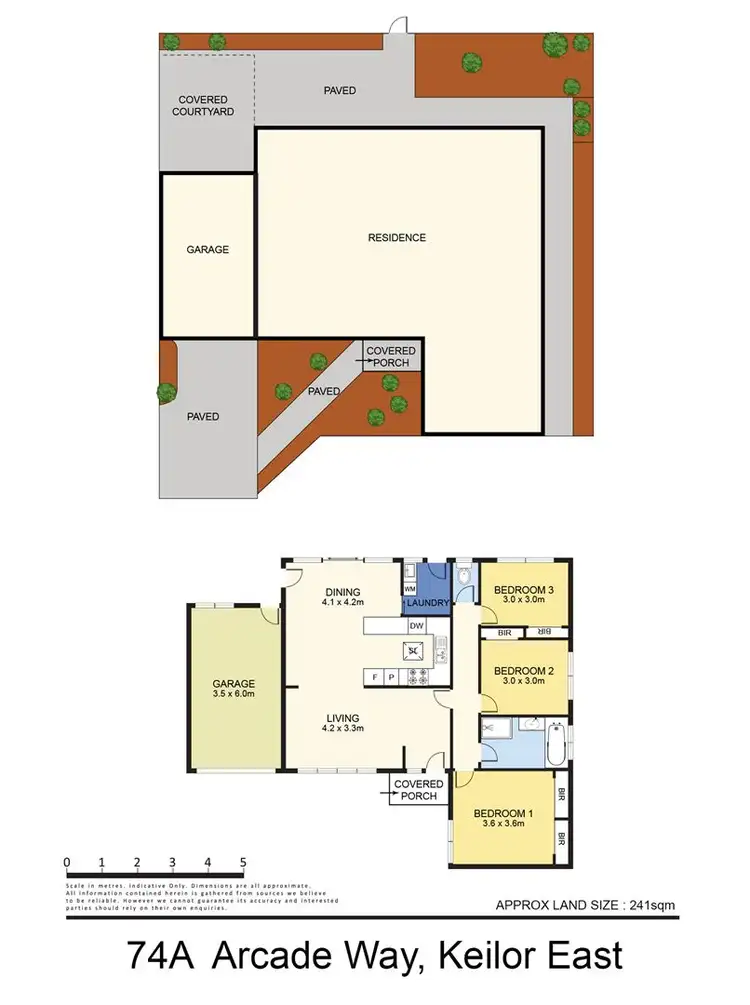 Floorplan of Homely villa listing, 74a Arcade Way, Keilor East VIC 3033