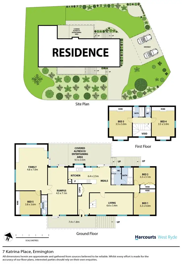 Floorplan of Homely house listing, 7 Katrina Place, Ermington NSW 2115