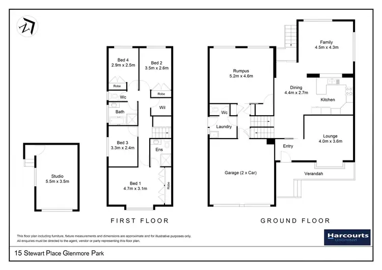Floorplan of Homely house listing, 15 Stewart Place, Glenmore Park NSW 2745