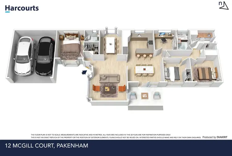 Floorplan of Homely house listing, 12 McGill Court, Pakenham VIC 3810