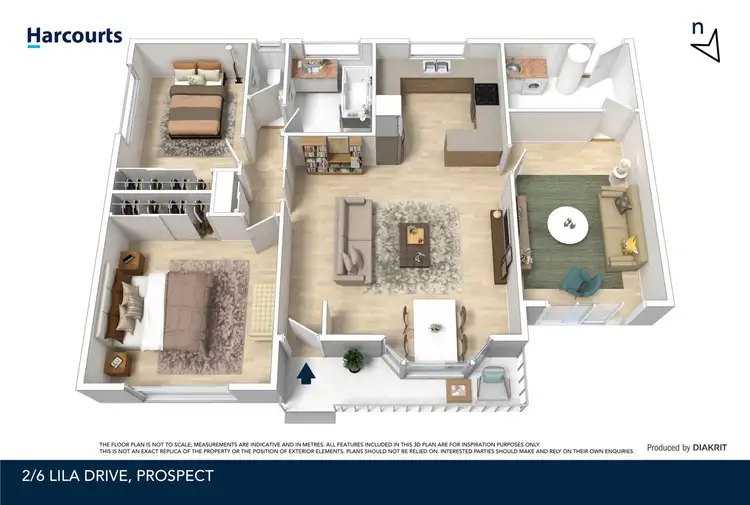 Floorplan of Homely unit listing, 2/6 Lila Drive, Prospect TAS 7250