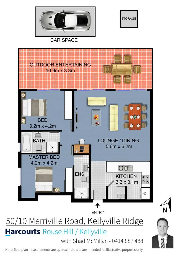 Floorplan of Homely apartment listing, 50/10 Merriville Road, Kellyville Ridge NSW 2155