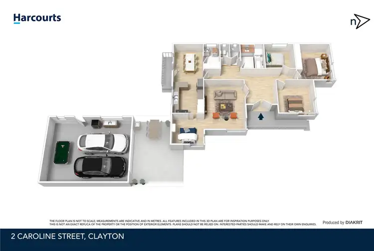 Floorplan of Homely house listing, 2 Caroline St, Clayton VIC 3168
