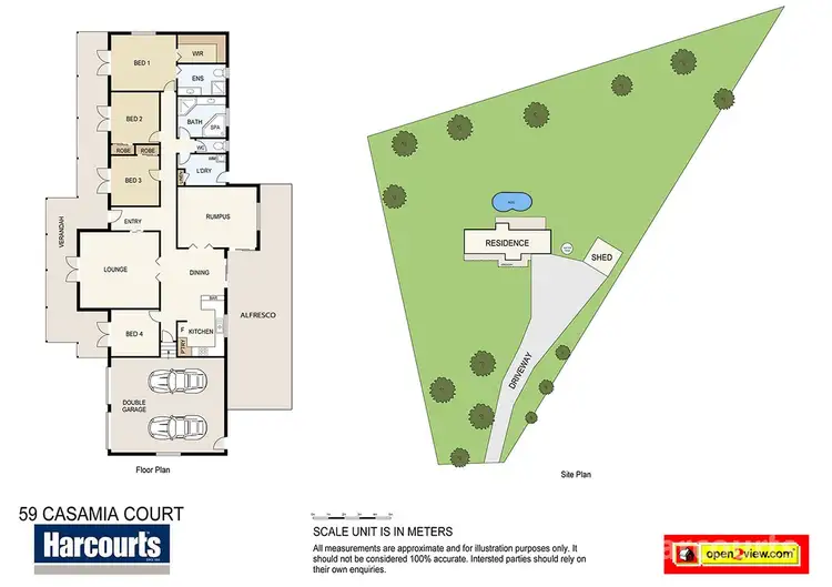 Floorplan of Homely rural property listing, 59 Casamia Court, Greenbank QLD 4124