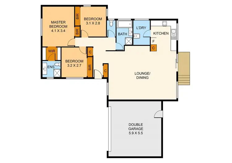 Floorplan of Homely unit listing, 4/210 Bayswater Road, Bayswater North VIC 3153