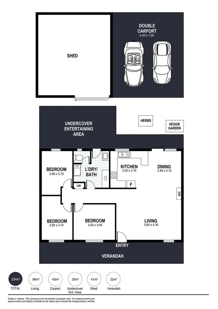 Floorplan of Homely house listing, 33 Ferguson Road, Goolwa Beach SA 5214