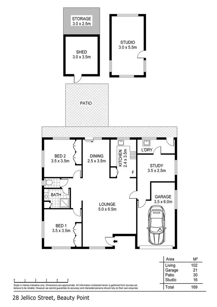 Floorplan of Homely house listing, 28 Jellico Street, Beauty Point TAS 7270