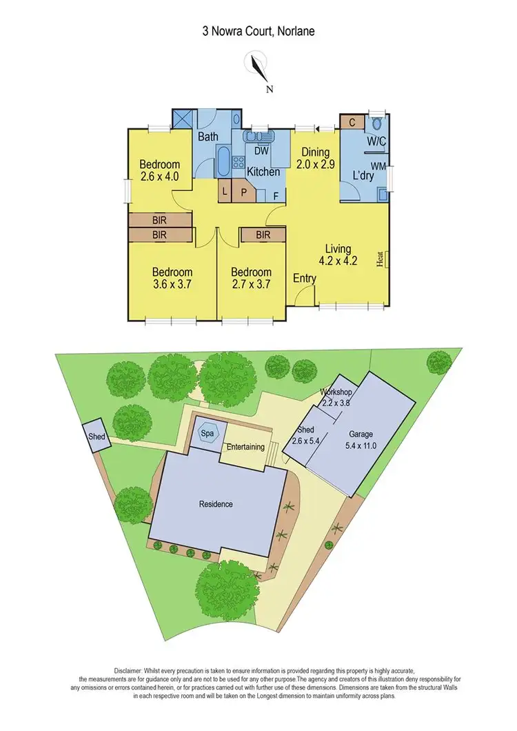 Floorplan of Homely house listing, 3 Nowra Court, Norlane VIC 3214