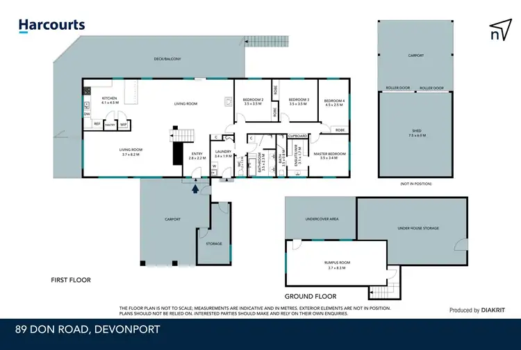 Floorplan of Homely house listing, 89 Don Road, Devonport TAS 7310