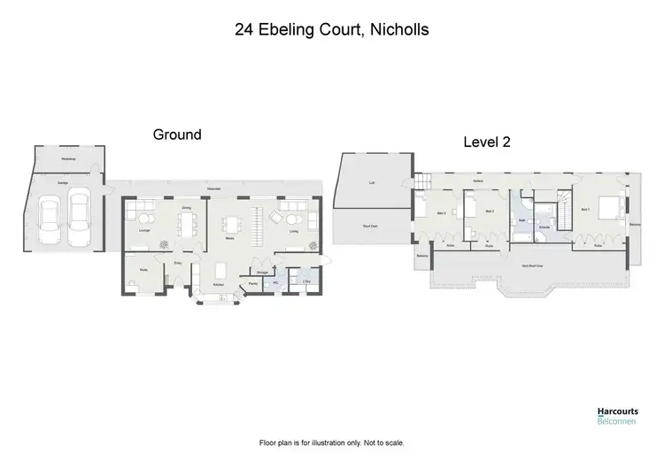 Floorplan of Homely house listing, 24 Ebeling Court, Nicholls ACT 2913