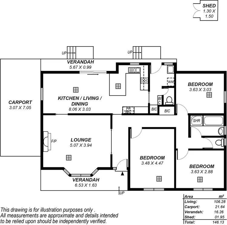 Floorplan of Homely house listing, 6 Carruth Road, Torrens Park SA 5062