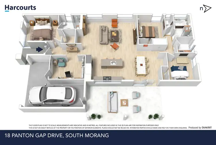 Floorplan of Homely house listing, 18 Panton Gap Drive, South Morang VIC 3752