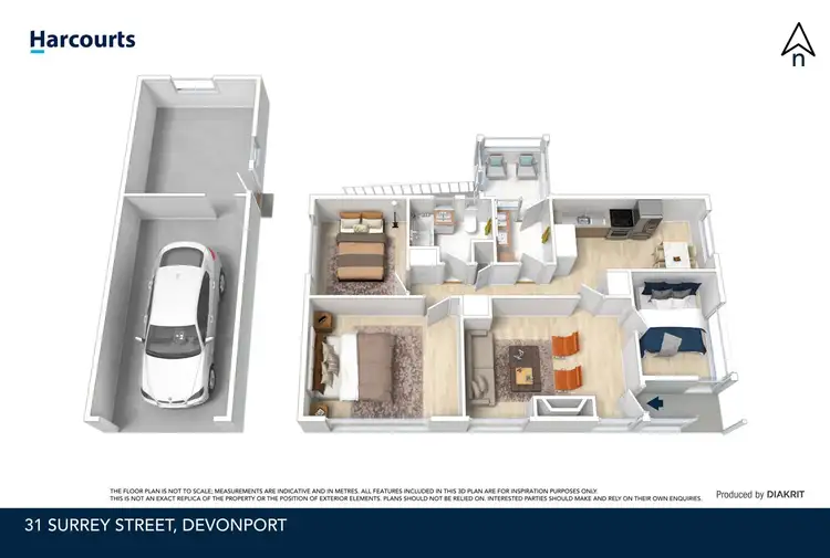 Floorplan of Homely house listing, 31 Surrey Street, Devonport TAS 7310