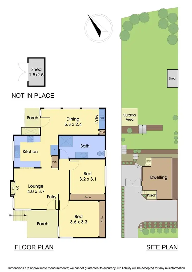 Floorplan of Homely house listing, 37 Old Belgrave Road, Upper Ferntree Gully VIC 3156