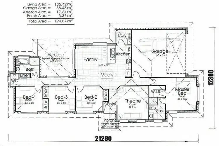 Floorplan of Homely house listing, 50 Central Green Drive, Narangba QLD 4504