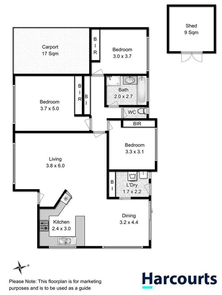 Floorplan of Homely villa listing, 7/40a Andrew Street, Brighton TAS 7030