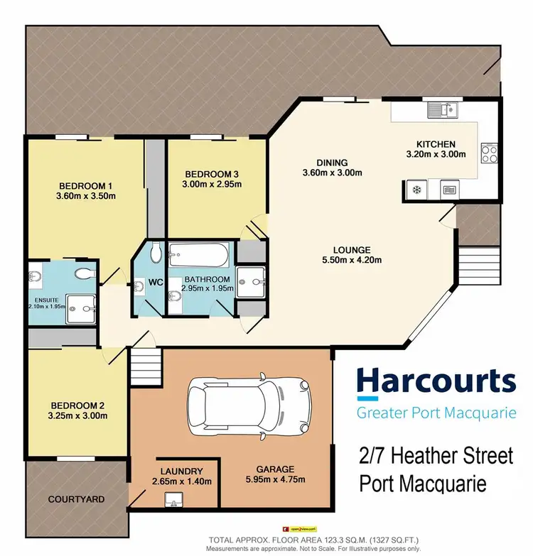 Floorplan of Homely villa listing, 2/7 Heather Street, Port Macquarie NSW 2444