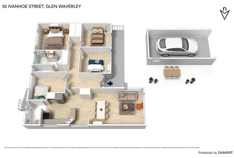 Floorplan of Homely house listing, 50 Ivanhoe Street, Glen Waverley VIC 3150