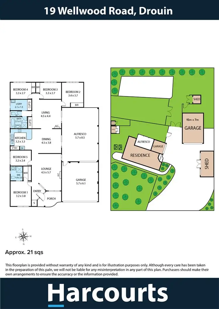 Floorplan of Homely house listing, 19 Wellwood Road, Drouin VIC 3818