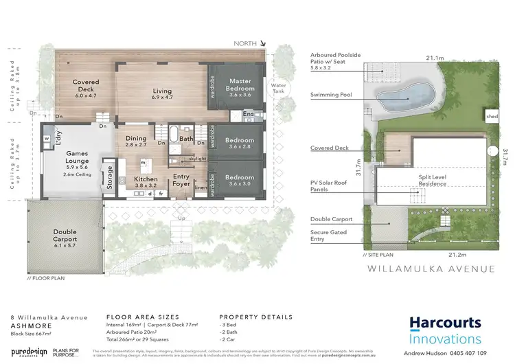Floorplan of Homely house listing, 8 Willamulka Avenue, Ashmore QLD 4214