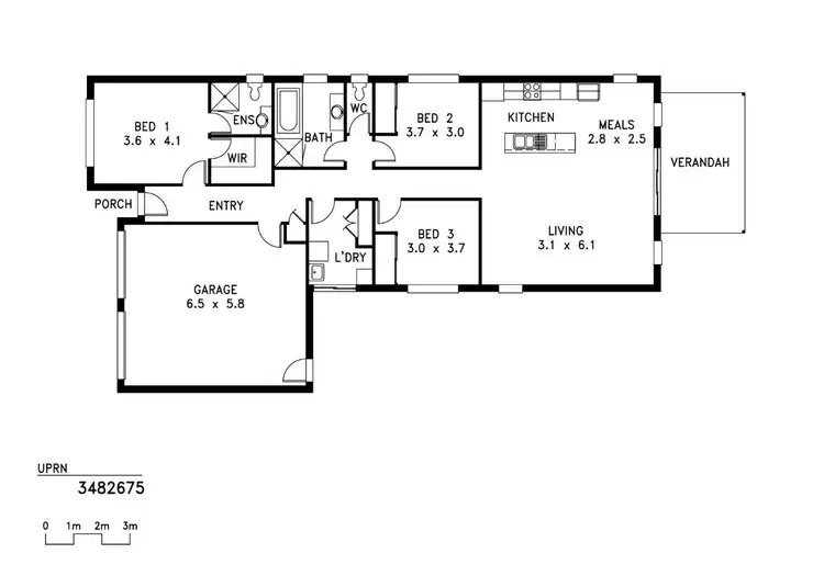 Floorplan of Homely house listing, (D.H.A) Defence Housing Australia, Evanston Gardens SA 5116