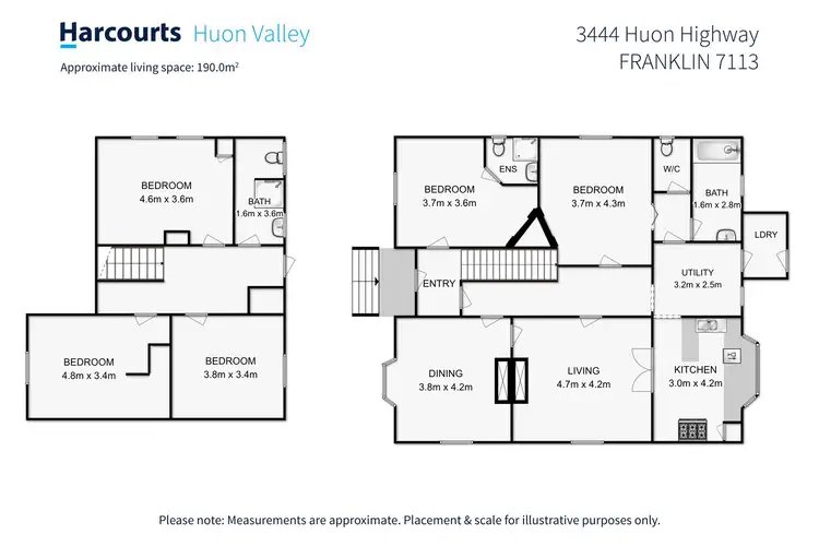Floorplan of Homely house listing, 3444 Huon Highway, Franklin TAS 7113