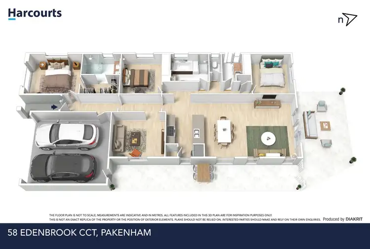 Floorplan of Homely house listing, 58 Edenbrook Circuit, Pakenham VIC 3810