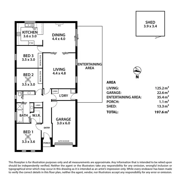 Floorplan of Homely house listing, 9 Nilfred Court, Murray Bridge SA 5253