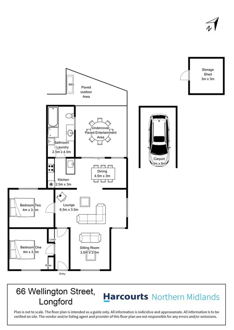 Floorplan of Homely house listing, 66 Wellington Street, Longford TAS 7301