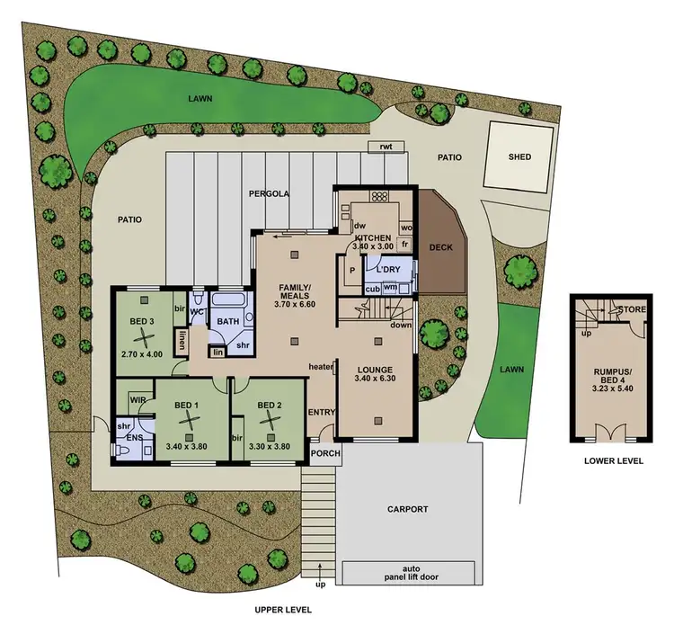 Floorplan of Homely house listing, 29 Highfield Drive, Aberfoyle Park SA 5159