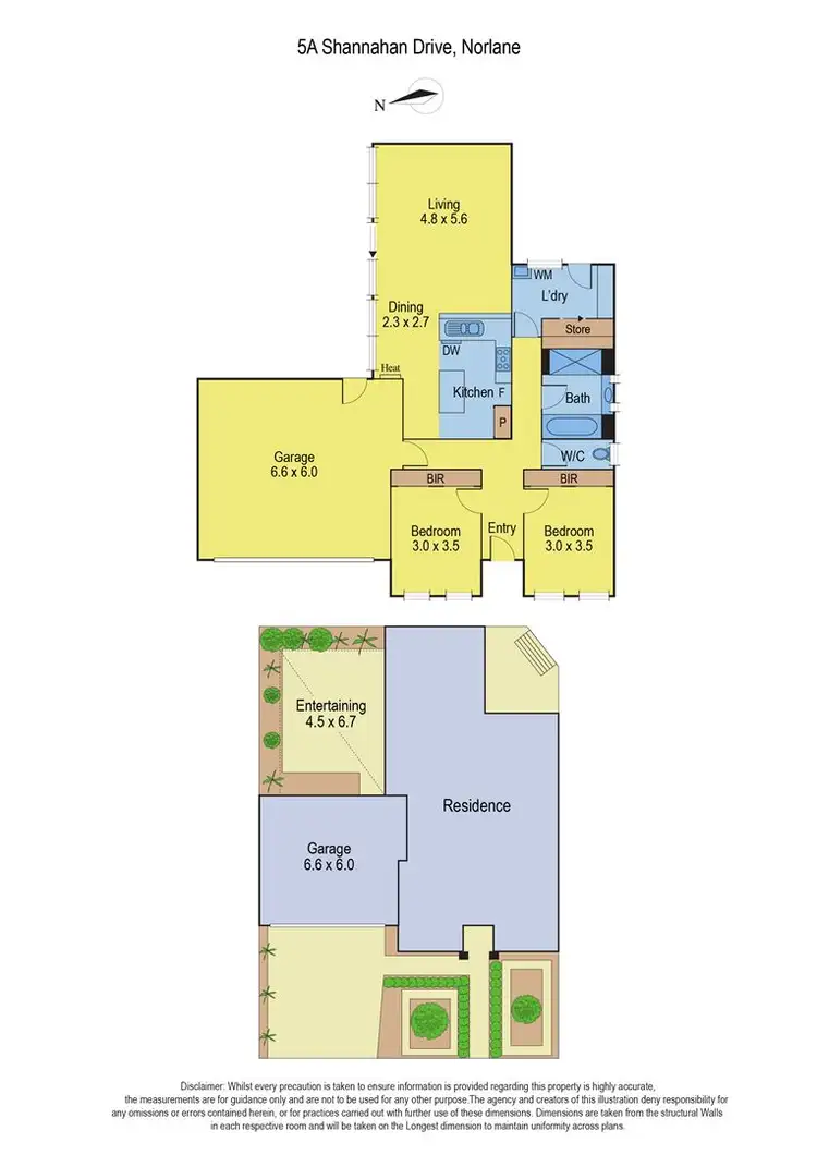 Floorplan of Homely unit listing, 5A Shannahan Drive, Norlane VIC 3214