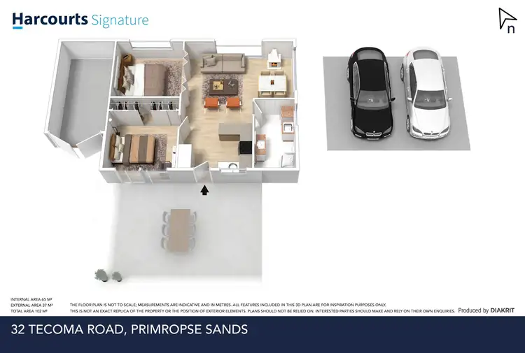 Floorplan of Homely house listing, 32 Tecoma Road, Primrose Sands TAS 7173