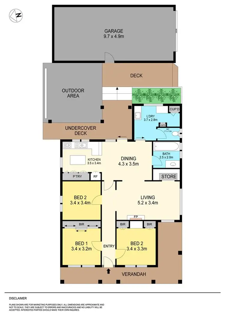 Floorplan of Homely house listing, 723 Skipton Street, Redan VIC 3350
