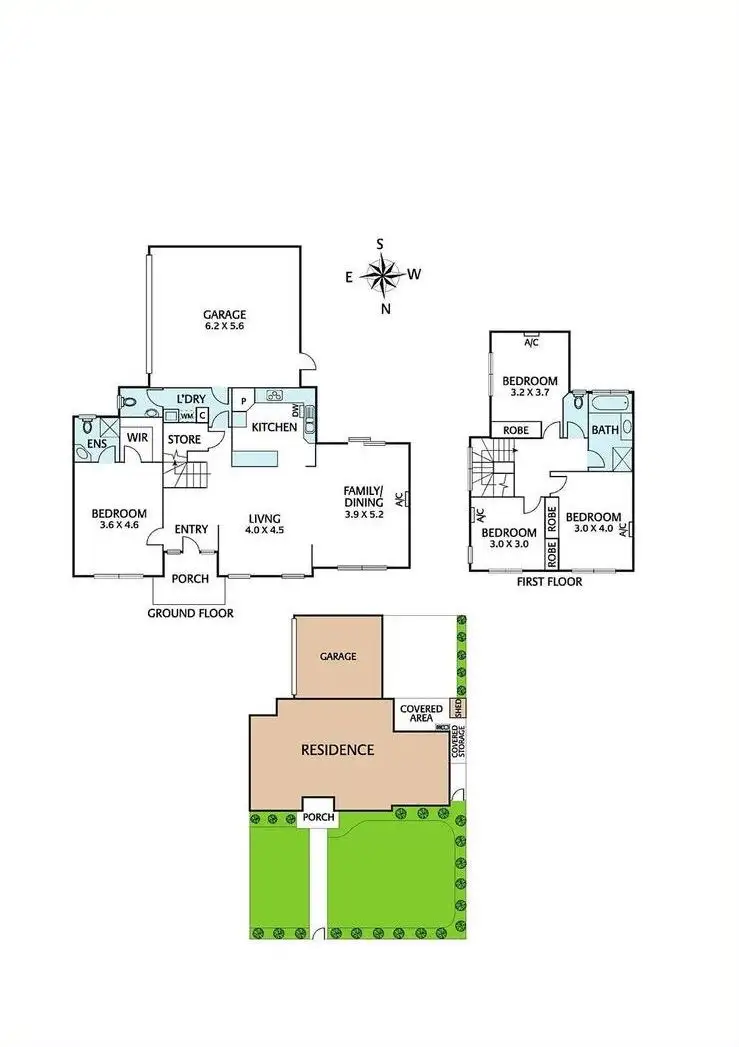 Floorplan of Homely townhouse listing, 1/70 Lechte Road, Mount Waverley VIC 3149