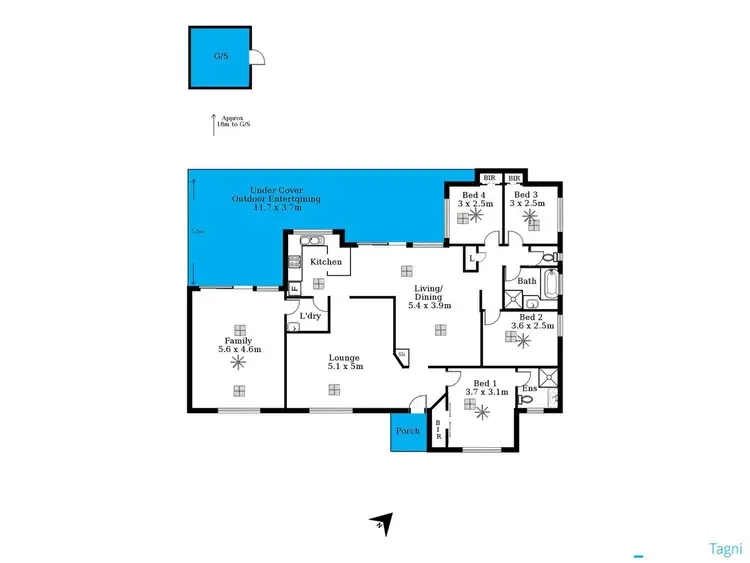 Floorplan of Homely house listing, 13 Panorama Drive, Aberfoyle Park SA 5159