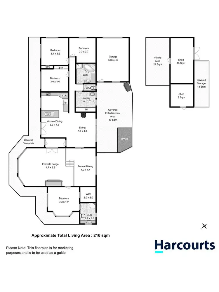 Floorplan of Homely house listing, 7 Tabor Road, Acton Park TAS 7170