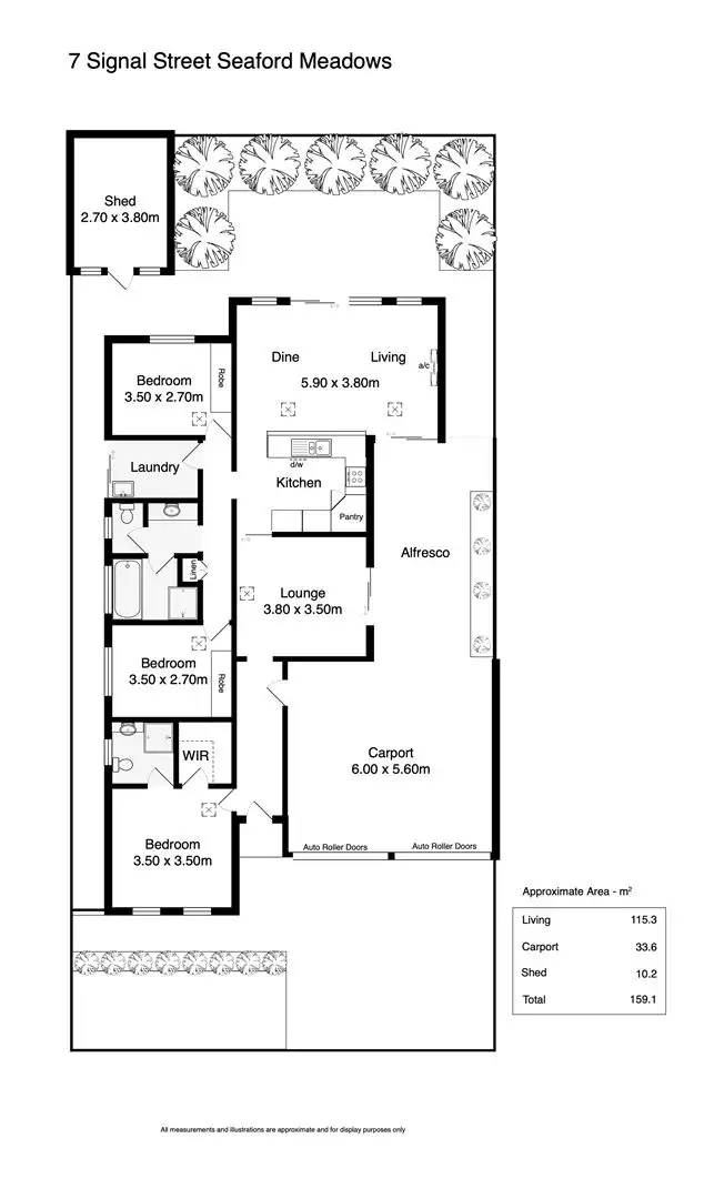 Floorplan of Homely house listing, 7 Signal Street, Seaford Meadows SA 5169