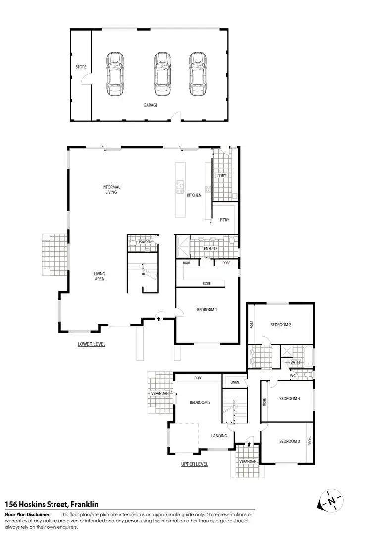 Floorplan of Homely house listing, 156 Hoskins Street, Franklin ACT 2913