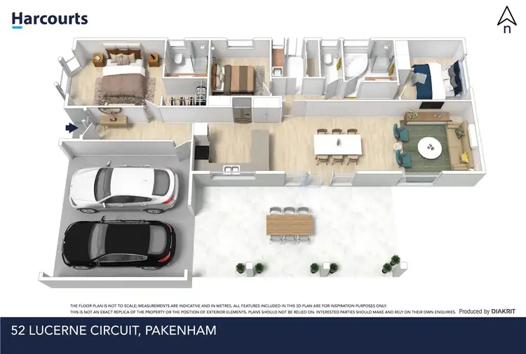 Floorplan of Homely house listing, 52 Lucerne Cct, Pakenham VIC 3810