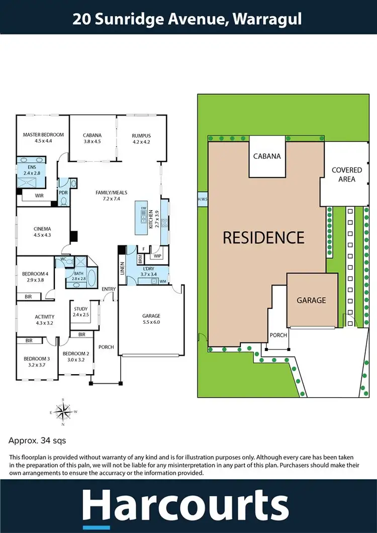 Floorplan of Homely house listing, 20 Sunridge Avenue, Warragul VIC 3820